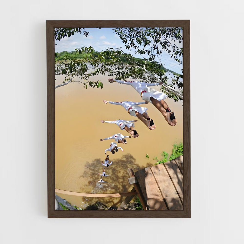 Poster Plongée Libérée – affiche Plongeon de falaise (vue 5)